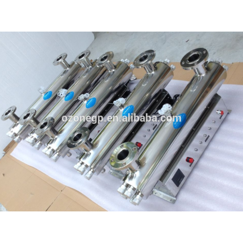 0.1m3/hr ~ 50m3/hr 316l ss UV food sterilizer for food processing factory